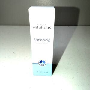 Avon Solutions Banishing SERUM New in Box 1 oz Brighten Skin Helps Dark Spots